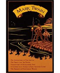 Mark Twain: Five Novels (Leather-bound Classics)