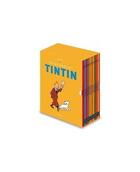 Tintin Paperback Boxed Set 23 titles: Complete Paperback Slipcase