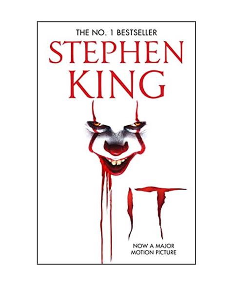 It: The classic book from Stephen King with a new film tie-in cover to IT: CHAPTER 2, due for release September 2019