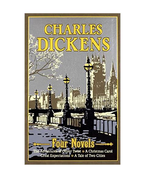 Charles Dickens: Four Novels (Leather-bound Classics)