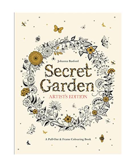 Secret Garden Artists Edition: A Pull-Out Frame Colouring Book