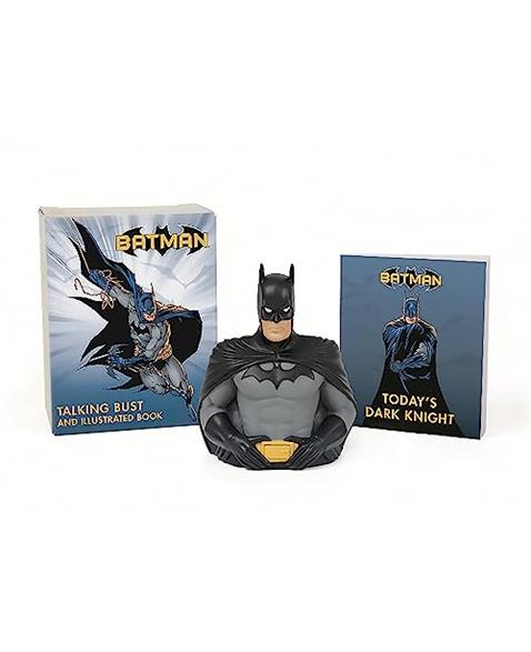 Batman: Talking Bust and Illustrated Book (Running Press Mini Kit Book) (Rp Minis)