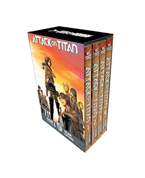 Attack on Titan Season 1 Part 1 Manga Box Set